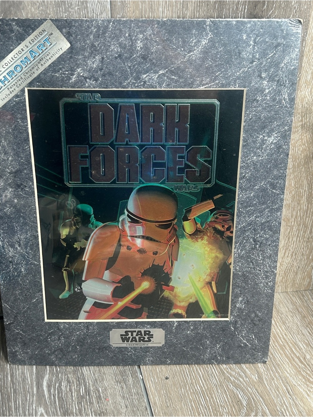 Star Wars Dark Forces Chromart Collector’s Edition Art Print • Zanart 1995